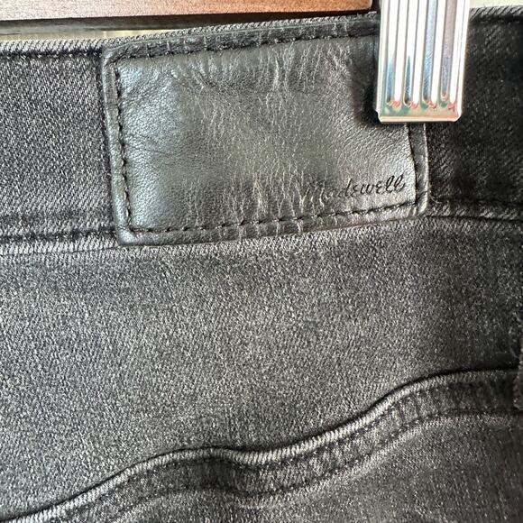 madewell curvy roadtripper black skinny jeans womens 27 high rise stretch denim - Picture 9 of 13
